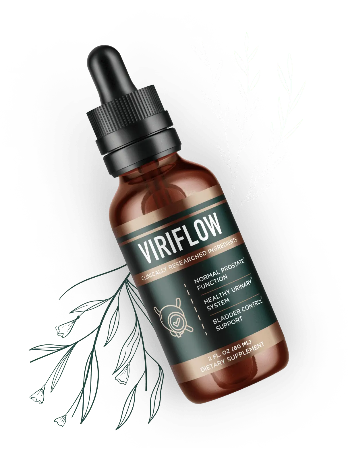 ViriFlow Wellness Supplement Bottle